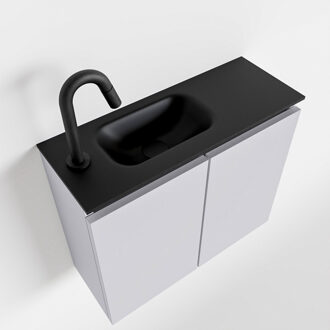 Mondiaz TURE 60cm toiletmeubel cale. EDEN wastafel urban links 1 kraangat