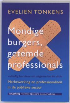 Mondige burgers, getemde professionals - Boek Evelien Tonkens (9055159492)