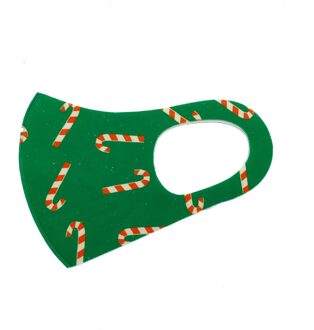 Mondkapje Fashion Ice Silk Cotton Christmas | Mond Neus Masker | Mondmasker Candy - Green