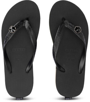 Mondriaan switch dames slipper met hak zwart, , maat: - maat 39-40