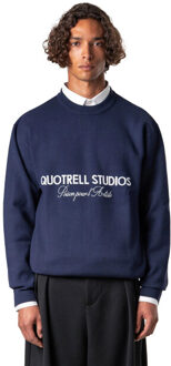 Mondrian sweater Blauw - XS