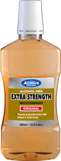 Mondwater Active Oral Care Alcohol Free Extra Strength Mouthwash 500 ml