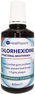 Mondwater Healthpoint Antibacterial Mouthwash With Chlorhexidine 400 ml