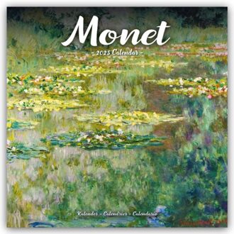 Monet Calendar 2025 Square Artist Wall Calendar - 16 Month - Browntrout Wandkalender - Avonside Publishing Ltd