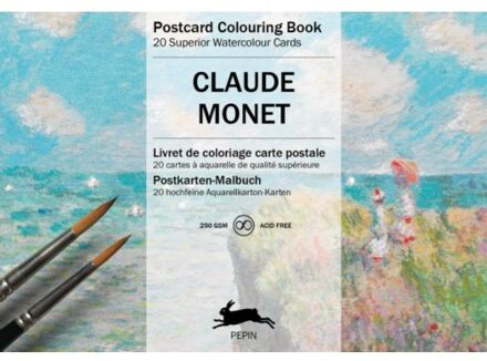 Monet - Postcard Coloring Book - Pepin van Roojen