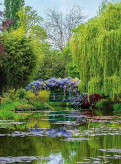 Monets Garden In France Vlies Fotobehang 192x260cm 4-banen