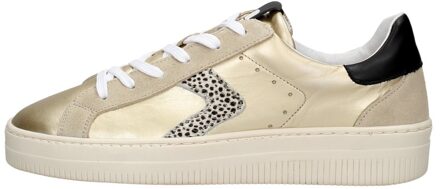 Moni Sneakers Goud Metallic Gold - Pixel Offwhite - 38