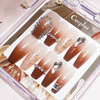 Monina Premium Wearable Gel Nail Tips Set Coco Ballet - 1 Set