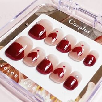 Monina Premium Wearable Gel Nail Tips Set Destination Of Your Heart - 1 Set