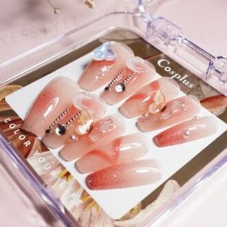 Monina Premium Wearable Gel Nail Tips Set Moonlight Ballet Fairy - 1 Set