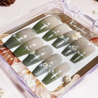 Monina Premium Wearable Gel Nail Tips Set Wizard Of Oz Flower - 1 Set