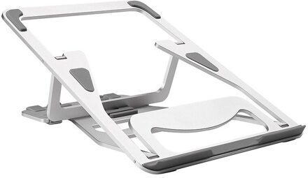 Monitor Stand Met Een Geventileerde Metalen Platform Laptop Stand Hoogte Verstelbare Draagbare Ergonomische Laptop Stand