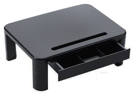 Monitor Stand Voor Bureau Voor Pc Monitor, Laptop, Printer, Monitor Bureau Met Organizer, verlichten Nekpijn