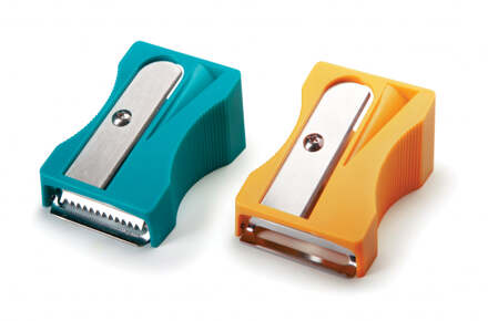 Monkey Business Julienneschiller Karoto set van 2 - Blauw/Oranje