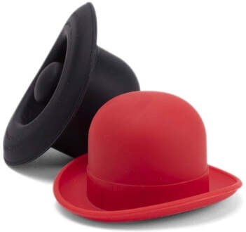 Monkey Business Wijnstopper Bowler set van 2