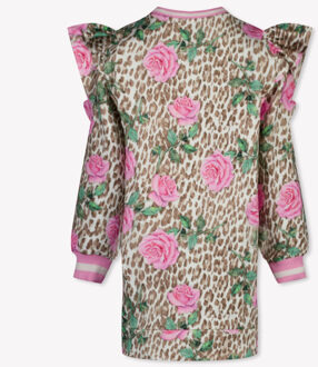 Monnalisa Kinder meisjes jurk in Roze - 92