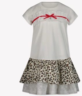 Monnalisa Kinder meisjes jurk in Wit - 92