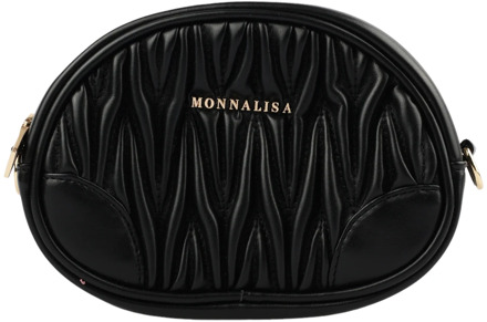 Monnalisa Kinder tas met Borsa Design Monnalisa , Black , Dames - ONE Size