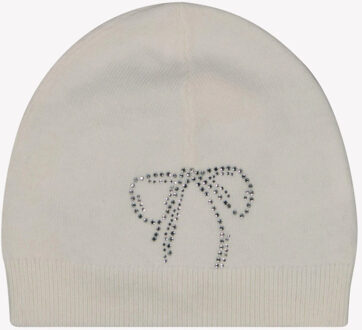 Monnalisa Meisjes muts Ecru - S
