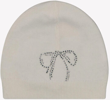 Monnalisa Meisjes muts - maat XS Ecru