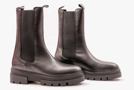 Mono Chelsea Laarzen Tommy Hilfiger , Black , Dames - 40 Eu,36 Eu,39 EU