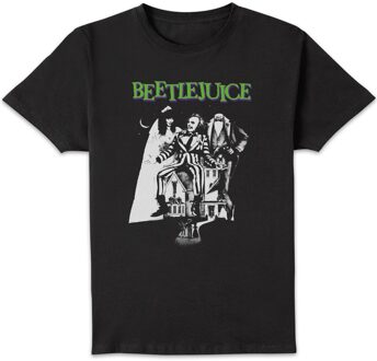 Mono Poster T-Shirt - Black - 4XL Zwart