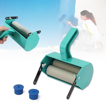 Monochrome Plastic 5 Inch Schilderij Machine Decoratie Schilderen Machine Muurschildering Gereedschap Behang Roller Borstels Thuis Duurzaam