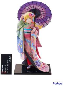 Monogatari PVC Statue 1/4 Shinobu Oshino Japanese Doll 42 cm