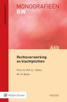 Monografieen BW A6b -   Rechtsverwerking en klachtplichten