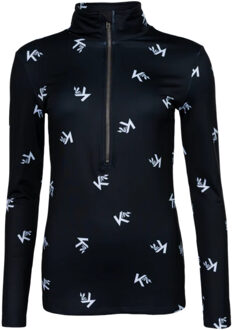 Monogram Ski Pully Dames M/38 Zwart