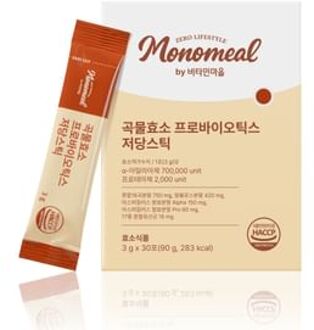 Monomeal Grain Enzyme Probiotics Low-Sugar Stick 3g x 30 sticks