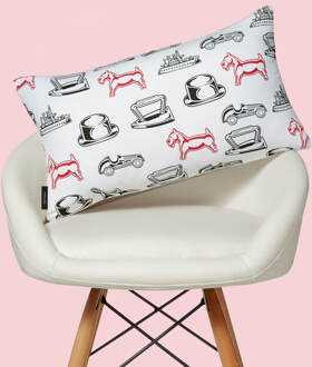 Monopoly Dog Rectangular Cushion - 30x50cm - Soft Touch