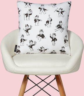 Monopoly Eat Sleep Play Repeat Square Cushion - 60x60cm - Soft Touch