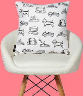 Monopoly Feet Up And Relax Square Cushion - 40x40cm - Soft Touch