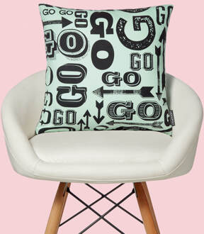 Monopoly Go! Letterpress Square Cushion - 60x60cm - Soft Touch