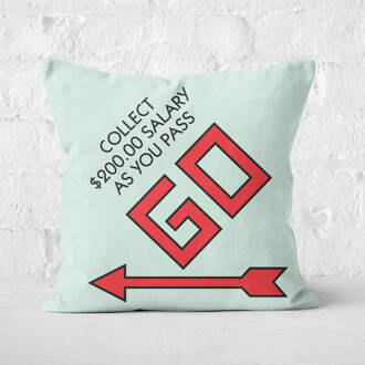 Monopoly Go Square Cushion - 40x40cm - Soft Touch