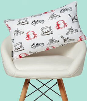 Monopoly Hat Rectangular Cushion - 30x50cm - Soft Touch