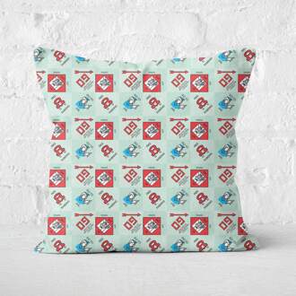Monopoly Pattern Square Cushion - 60x60cm - Eco Friendly