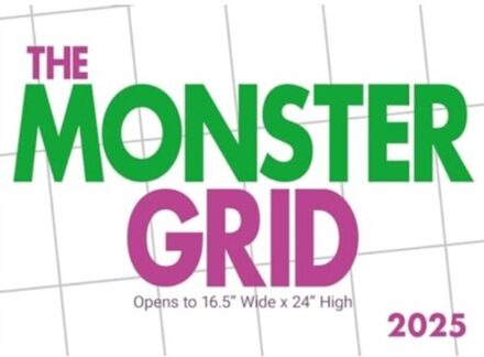 Monster Grid Deluxe Calendar 2025 - Calendars, Carousel