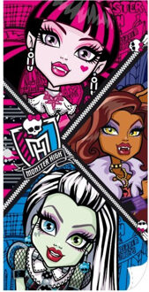 Monster High zip badlaken 75 x 150 cm