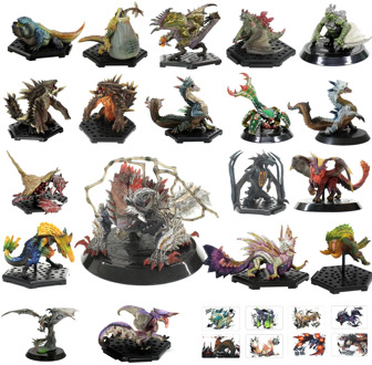 Monster Hunter World Iceborne Figure PVC Models Dragon Action Figure Monster Hunter Decoration Toy Model