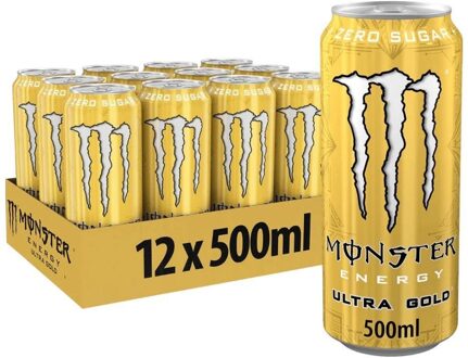 Monster Monster - Ultra Golden Pineapple Zero 500ml 12 Stuks