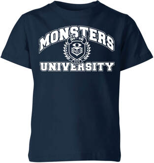 Monsters Inc. Monsters University Student Kids' T-Shirt - Navy - 122/128 (7-8 jaar)