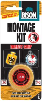 Montagekit Direct Grip Tape Kaart 1,5 m x 19 mm