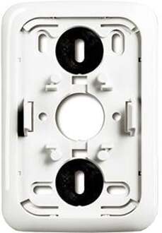 montageplaat 2-voudig opbouw voor combinaties AP plus wit