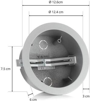 montagepot voor carrosserie-monopunt, zilver