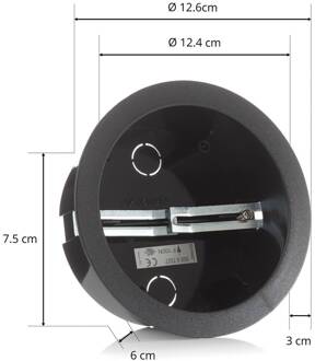 montagepot voor carrosserie-monopunt, zwart