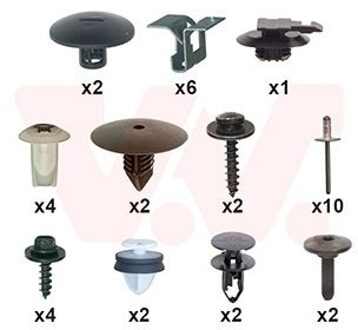 Montageset Achterbumper 1528793