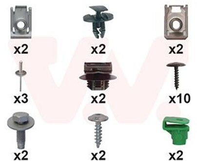 Montageset Achterbumper 3805793