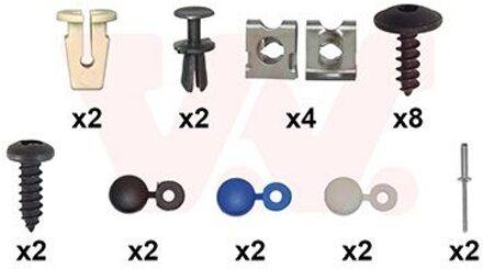 Montageset, bumper 4939794